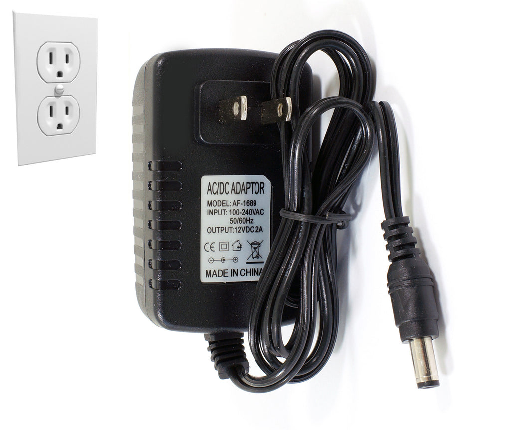 12V 24W Compact LED Power Supply with DC Plug Electrical