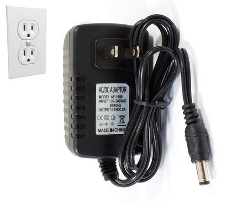 12V 24W Compact LED Power Supply with DC Plug Electrical