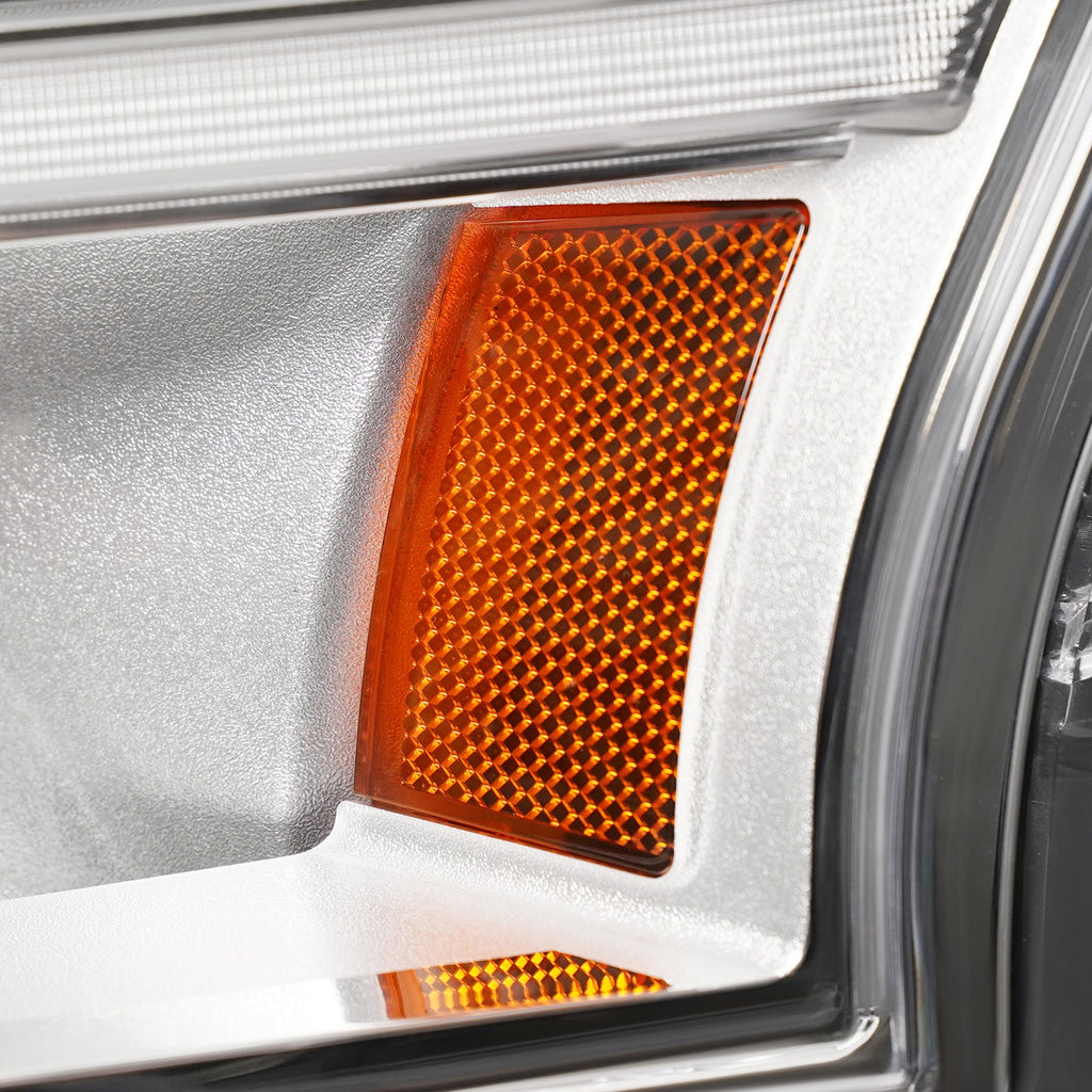 Led headlight reflector close-up for 2015-2017 Ford F-150