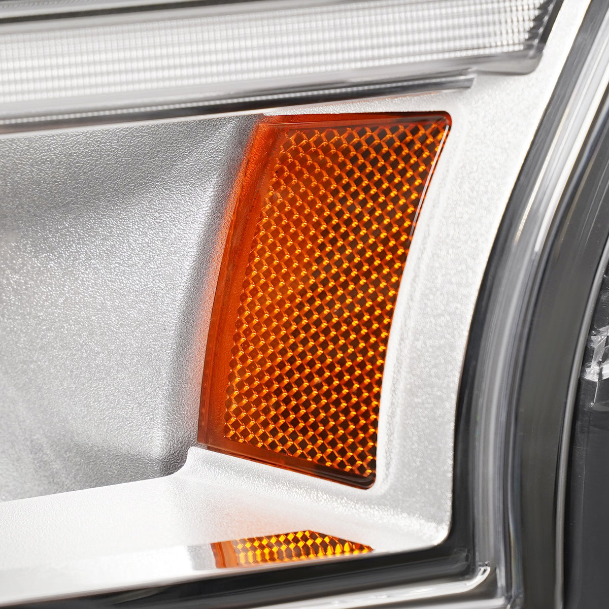 Led headlight reflector close-up for 2015-2017 Ford F-150