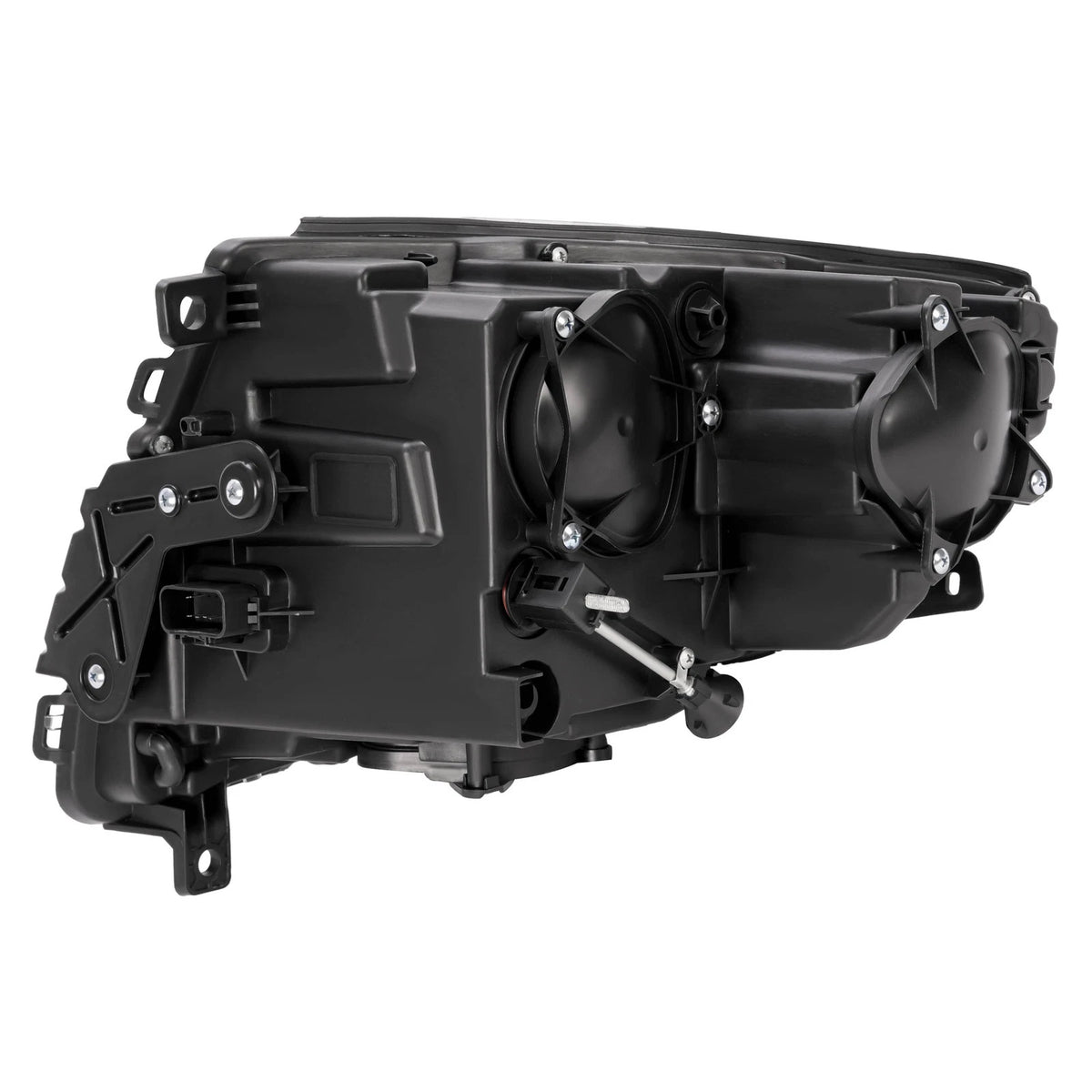 Halogen headlight mounting tab close-up for 2008-2014 Cadillac CTS