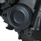 Driver side Black Halogen headlight close-up for 2015-2018 Ford Focus (view 10)