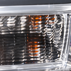 Chrome Halogen Projector headlight lens and housing detail for 2010-2015 GMC Terrain SL SLE SLT (view 12)