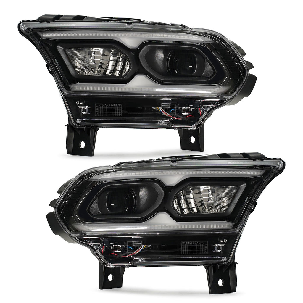 Full LED Headlights Pair w/ Auto Leveling for Dodge Durango (2021-2026)