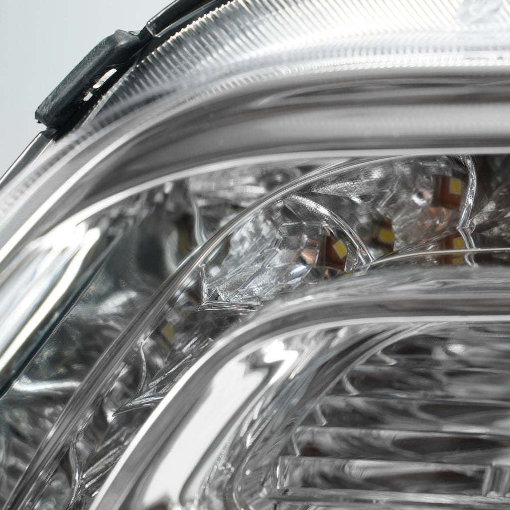 Driver side Chrome HID Projector headlight close-up for 2011-2014 Chrysler 300 (view 10)