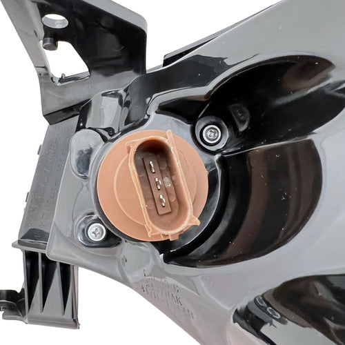 Halogen headlight bulb socket close-up for 2008-2011 Ford Focus