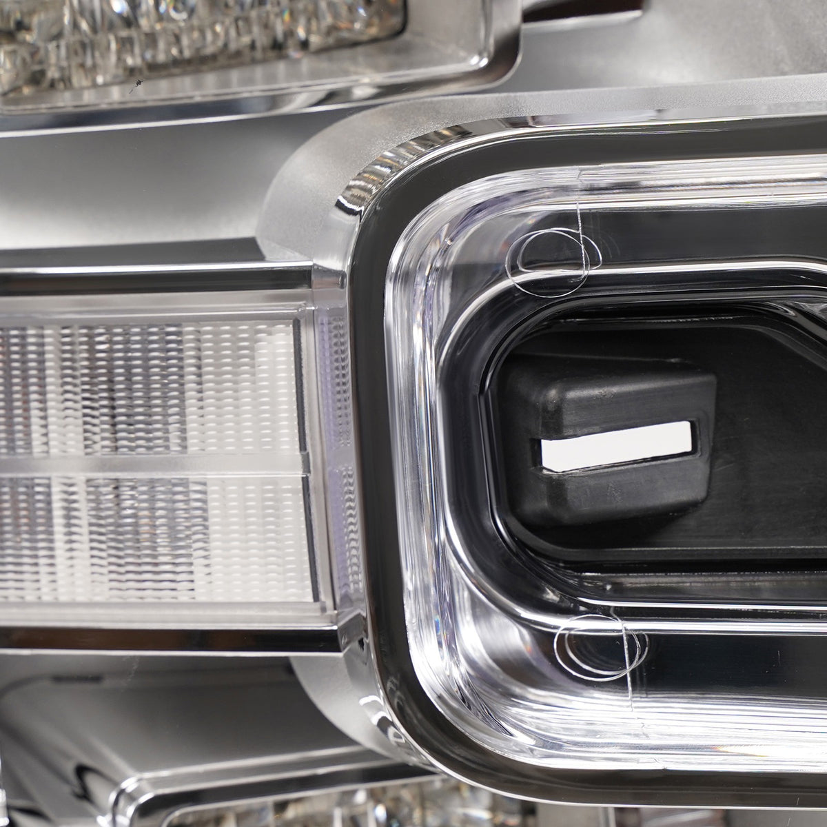 Led headlight back housing close-up for 2015-2017 Ford F-150