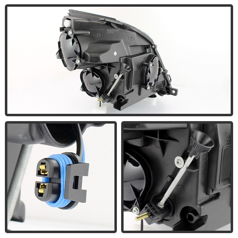 Halogen headlight turn signal close-up for 2008-2014 Cadillac CTS