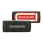 2019+ Style Full LED Sequential Smoke Tail Lights Pair for Mercedes-Benz G-Class W463 (2007-2018) - left and right pair