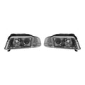 Euro Chrome Clear Corner Projector Headlights for Audi A4 B5 / S4 (1999-2002) - left and right pair