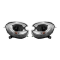 Black LED DRL Projector Headlights for MINI Countryman R60 and Paceman R61 Xenon Models - left and right pair