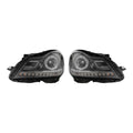AMG Style LED DRL Projector Headlights for Mercedes-Benz C-Class W204 Halogen Models (2012-2014) - left and right pair