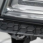 Hid headlight back housing close-up for 2014-2016 Jeep Grand Cherokee