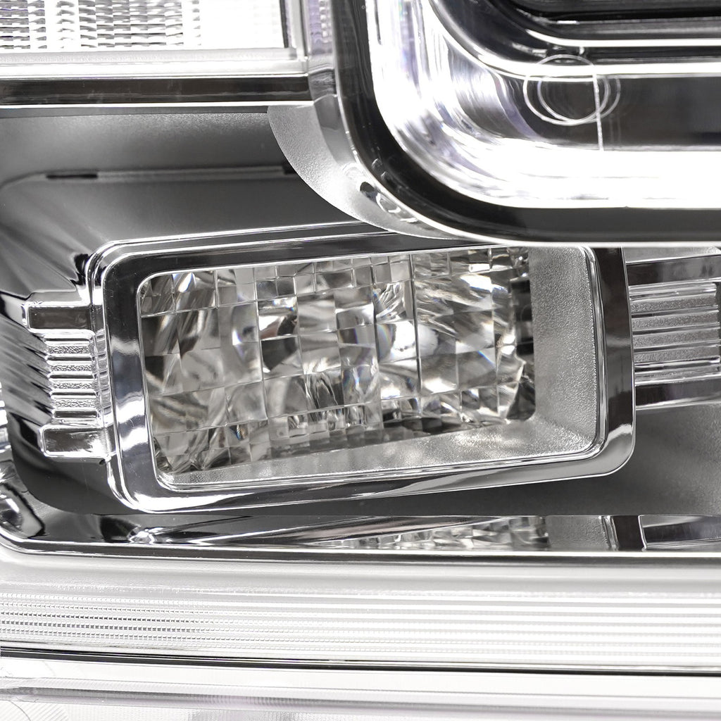 Led headlight DOT marking close-up for 2015-2017 Ford F-150