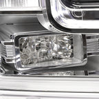 Led headlight DOT marking close-up for 2015-2017 Ford F-150
