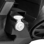 Passenger side Black HID Projector headlight close-up for 2015-2019 Cadillac CTS (view 11)