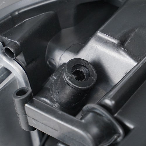 Halogen headlight back housing close-up for 2009-2012 BMW 3 Series E90