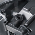 Halogen headlight back housing close-up for 2009-2012 BMW 3 Series E90