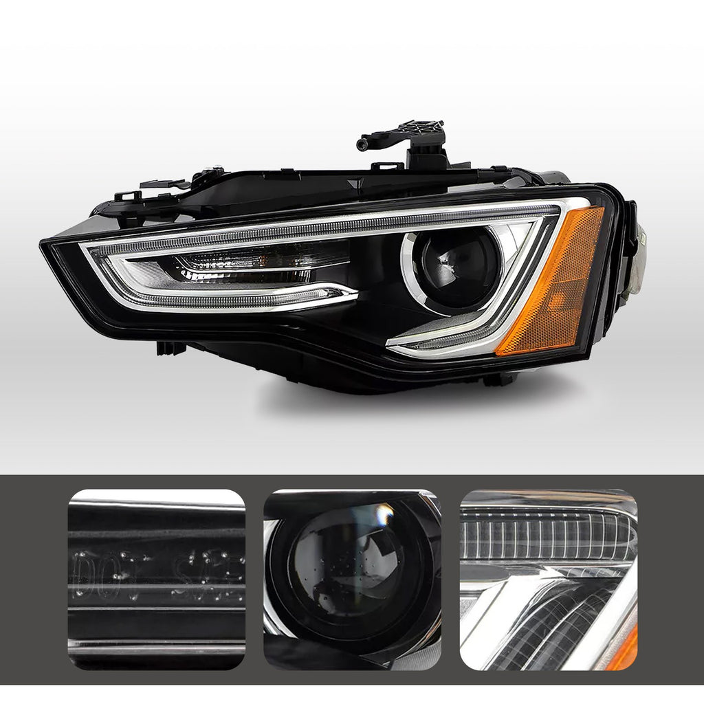 Hid headlight reflector close-up for 2013-2017 Audi A5