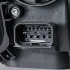 Halogen headlight DOT marking close-up for 2009-2012 BMW 3 Series E90