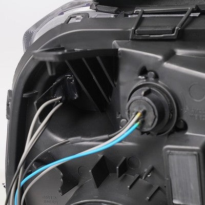 Chrome Halogen Projector headlight top view for 2010-2015 GMC Terrain SL SLE SLT (view 14)
