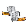 Chrome Halogen Headlights Pair for Jeep Commander (2006-2010)