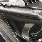 Black HID Projector headlight lens and housing detail for 2017-2020 Chrysler Pacifica (view 12)