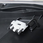 Halogen headlight inner detail close-up for 2009-2012 BMW 3 Series E90