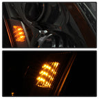 Halogen headlight inner detail close-up for 2008-2014 Cadillac CTS