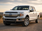 2018-2020 Ford F-150 with Chrome Halogen headlights installed