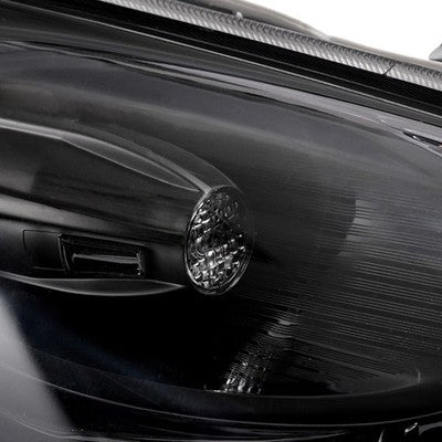 Black HID Projector headlights pair front view for 2007-2008 Infiniti G35 Sedan (view 17)