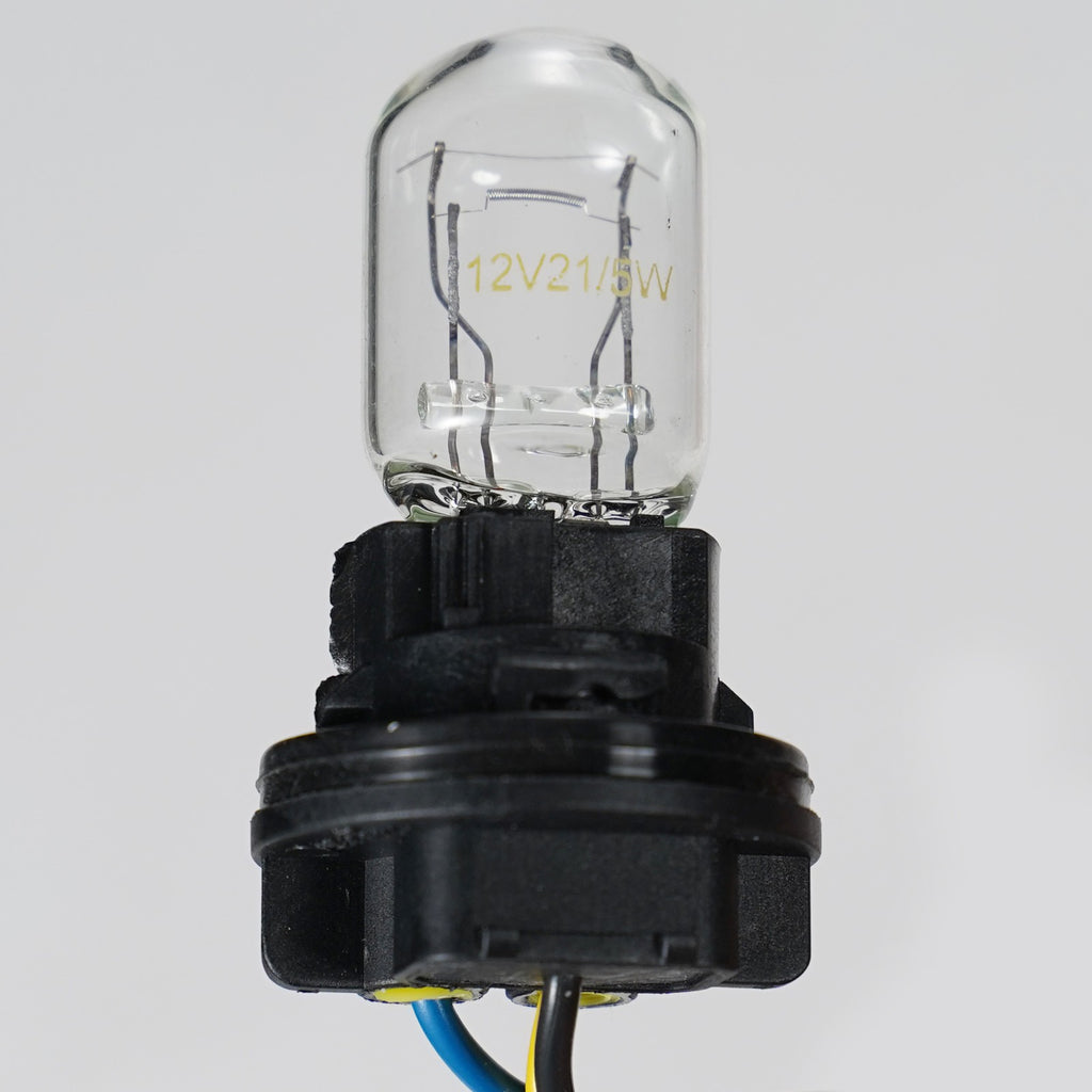 Halogen projector headlight bezel close-up for 2015-2019 GMC Sierra HD