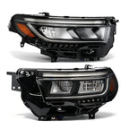 Chrome LED Headlights Pair w/ LED DRL for Ford Explorer Active (2025-2027)