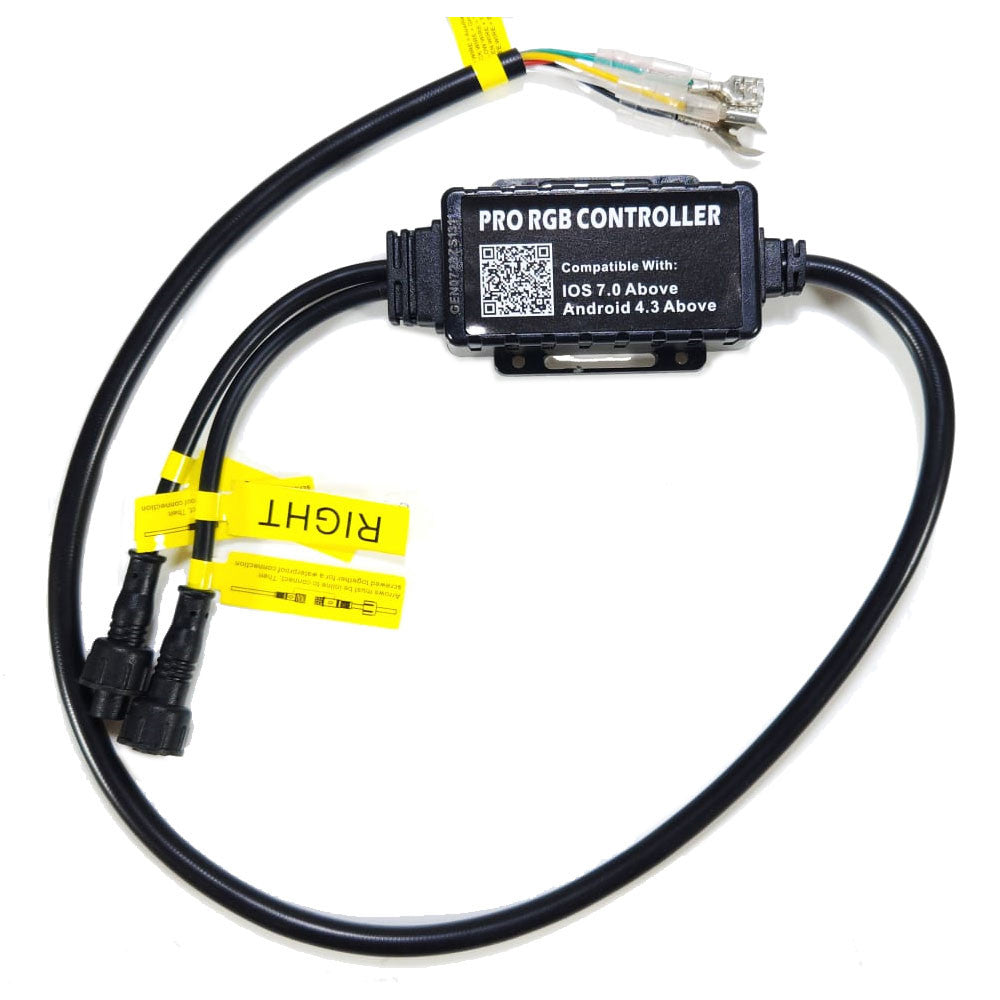 Vader LED Under Body Rock Lights Color Flow with Bluetooth Controller 8x Lighting