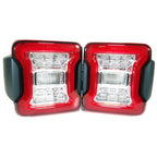 JL Style LED Tail Lights for Jeep Wrangler JK JKU 2007 - 2018 - GENSSI Lighting