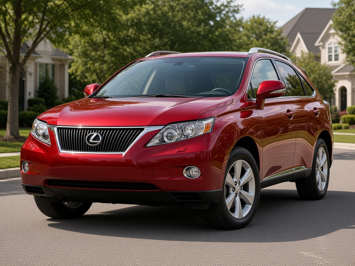 2010-2012 Lexus RX350 with chrome HID projector headlights installed