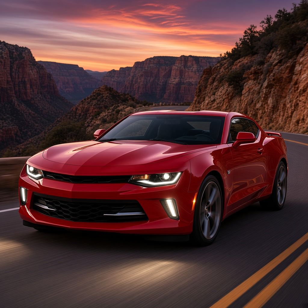 2016-2024 Chevy Camaro with HID projector headlights installed