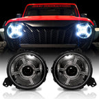 Cyclone LED Headlights for Wrangler JL & Gladiator 2018+ - GENSSI Lighting