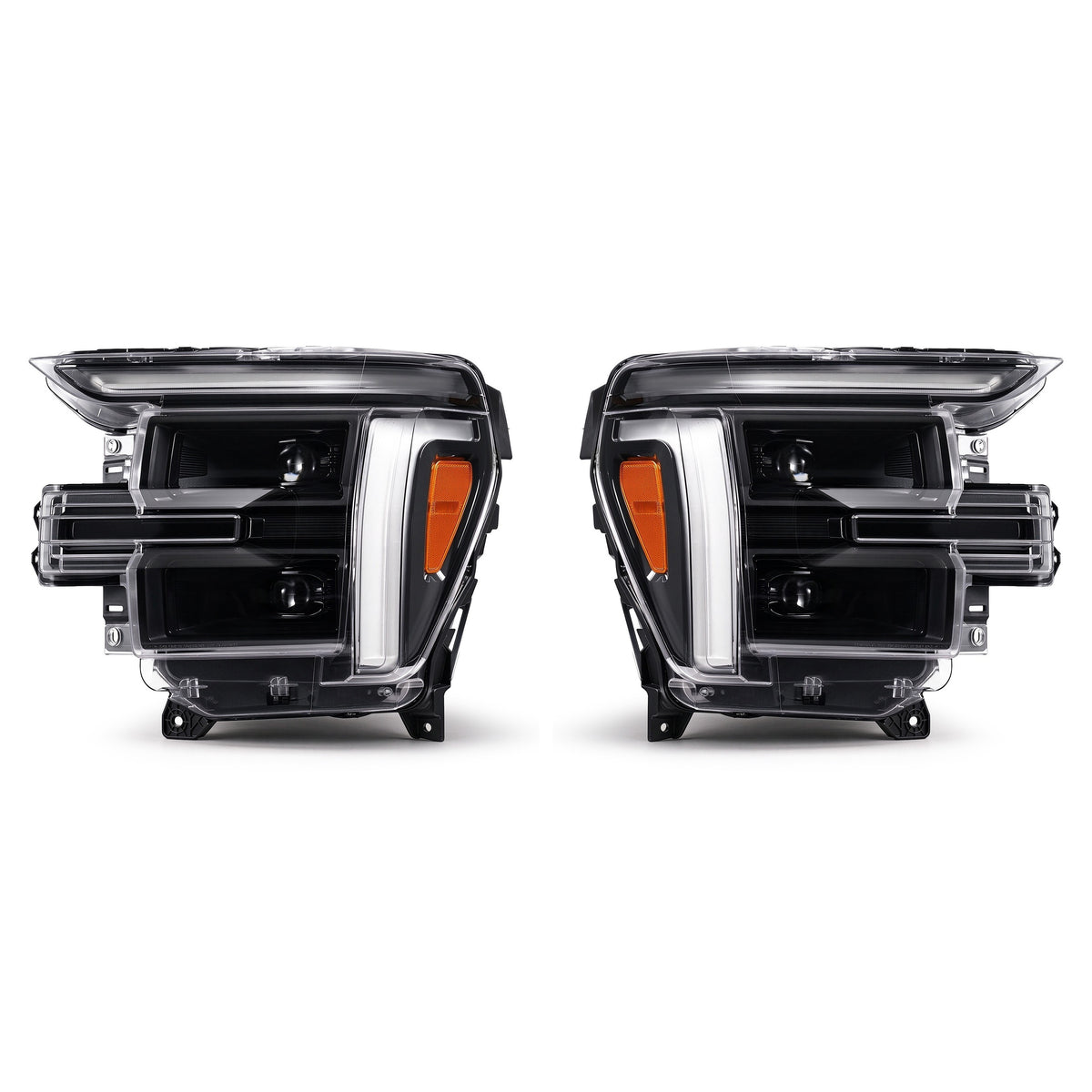 LED Projector Headlights Pair w/ LED Module for Ford F-150 Raptor (2024-2026)