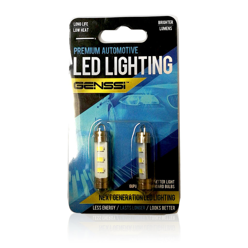 212 211-2 212-2 Festoon LED Dome Map Interior Light bulbs (2 Pack) Lighting