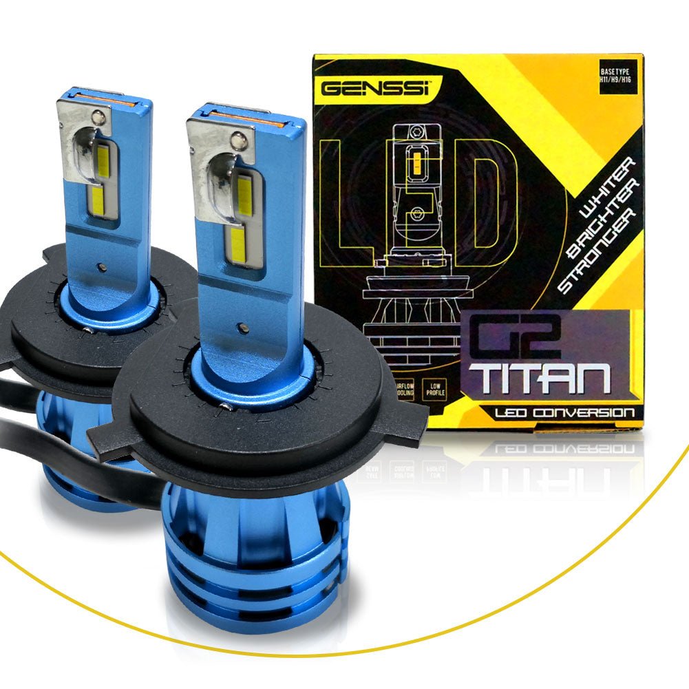 G2 Titan LED Headlight Conversion Kit Bulbs - GENSSI Lighting