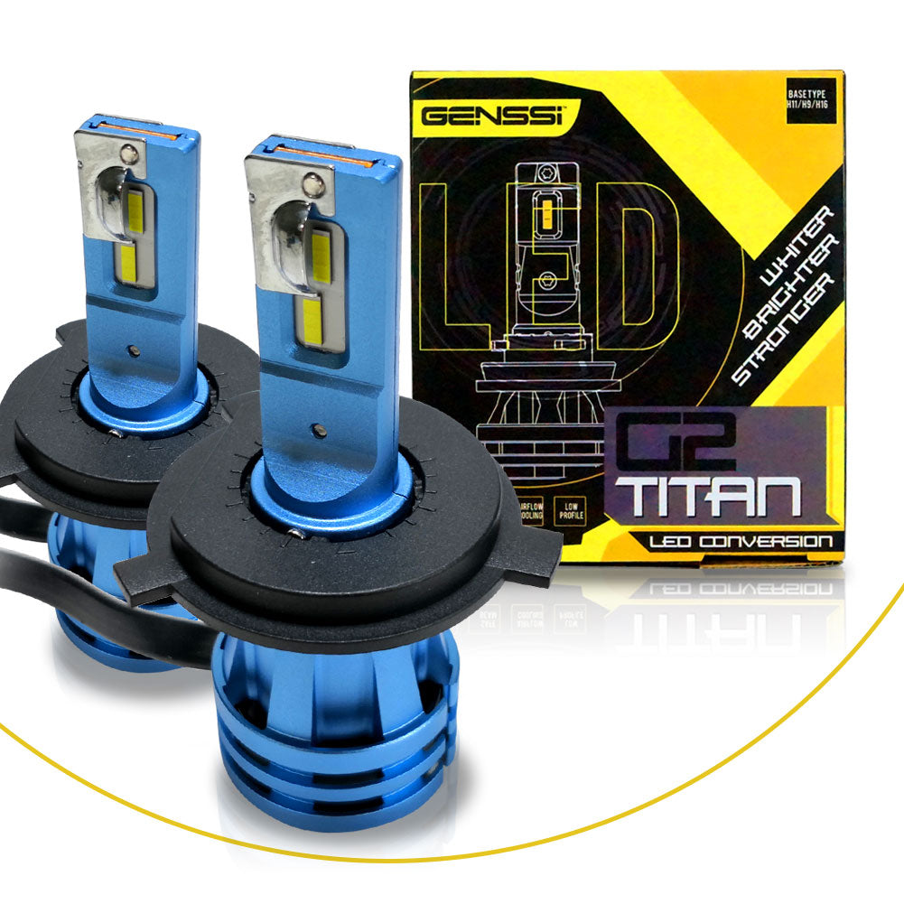 G2 Titan LED Headlight Conversion Kit Bulbs H4 9003 Lighting