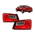 Chrome Halogen Outer Tail Lights Pair for Chevy Malibu (2016-2025)