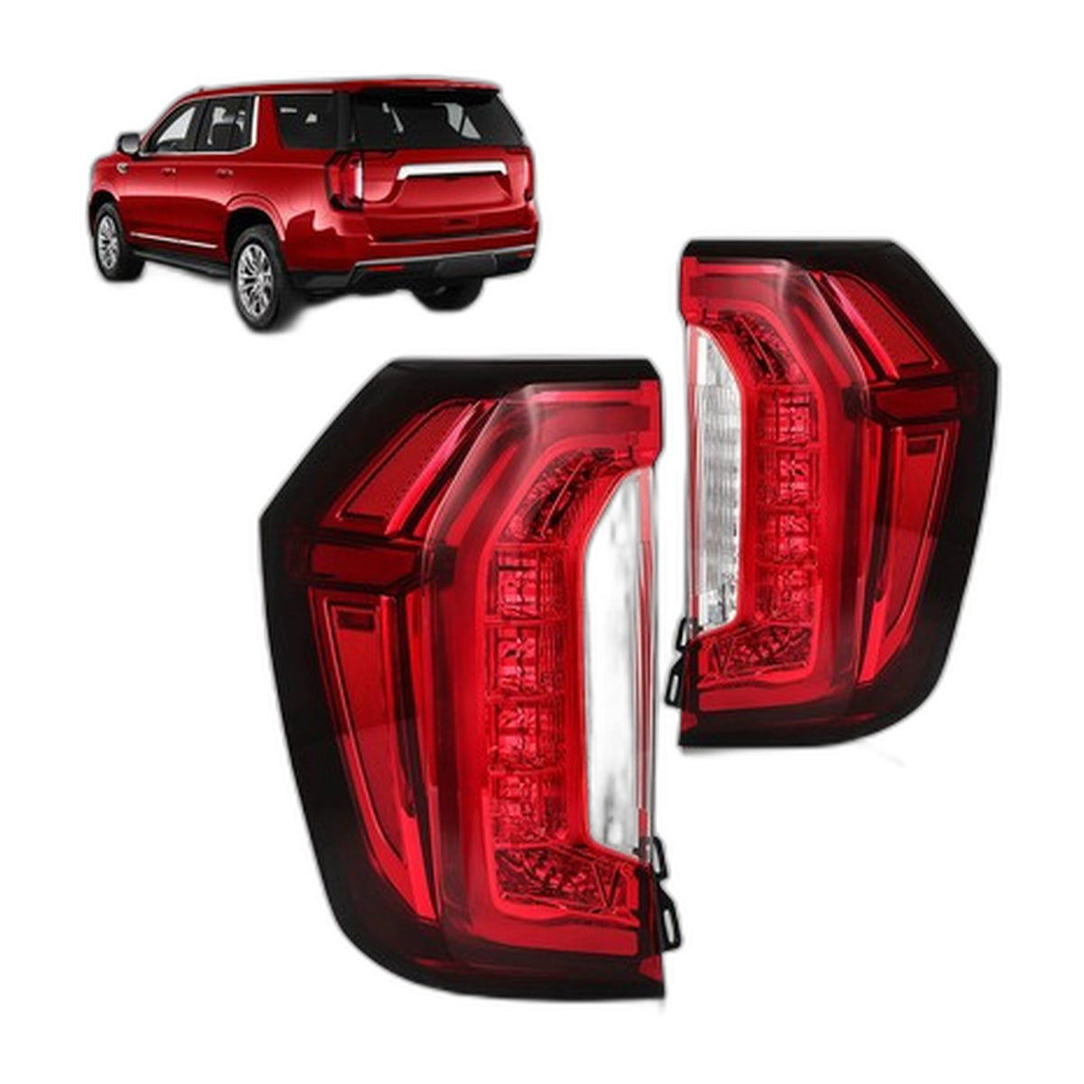 LED Outer Tail Lights Pair for GMC Yukon & Yukon XL (2021-2024)