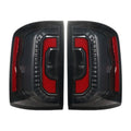 LED Tail Lights Pair for GMC Sierra 1500 2500HD 3500HD Halogen Models (2014-2018)