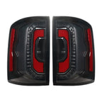 LED Tail Lights Pair for GMC Sierra 1500 2500HD 3500HD Halogen Models (2014-2018)