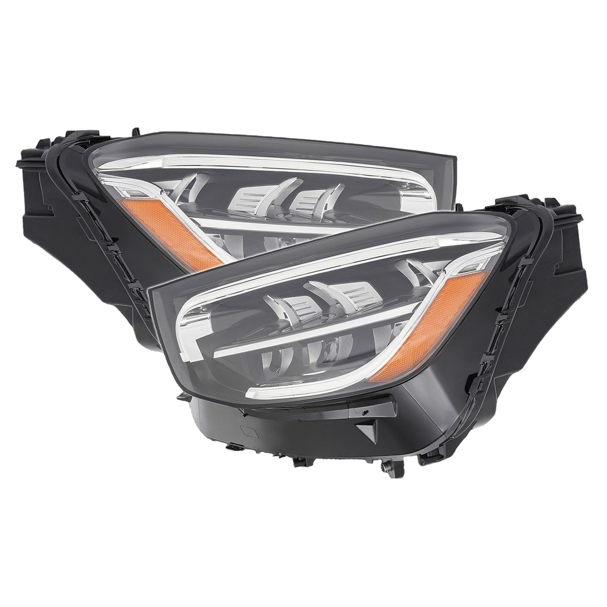 LED Headlights Pair Non-AFS for Mercedes-Benz GLC X253 (2020-2022)