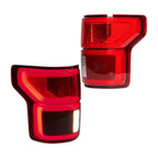 LED Tail Lights Pair for Ford F-150 with BLIS (2018-2020)