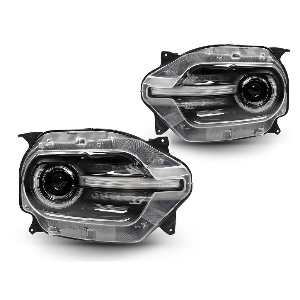 LED Projector Headlights Pair w/ Signature Lighting for Ford Bronco Sport (2021-2025)