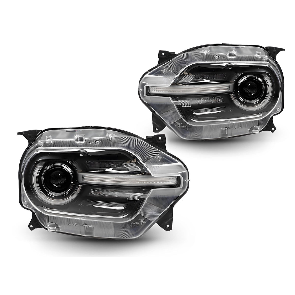 LED Projector Headlights Pair w/ Signature Lighting for Ford Bronco Sport (2021-2025)